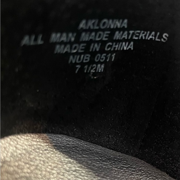 Ak Anne Klein Aklonna Vintage iflex, black croc print loafer, size 7.5 - Picture 4 of 6